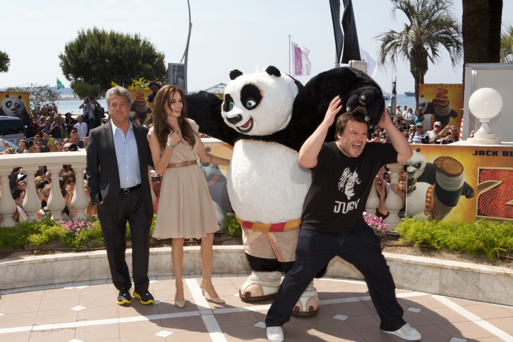 (I_D) Dustin Hoffman, Angelina Jolie y Jack Black en pre-estreno de KUNG FU PANDA 2 (I_D) Dustin Hoffman, Angelina Jolie y Jack Black en pre-estreno de KUNG FU PANDA 2