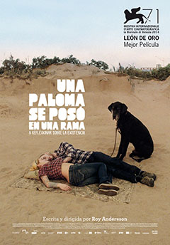 Cartel Una paloma se posó en una rama a reflexionar sobre la existencia Cartel Una paloma se posó en una rama a reflexionar sobre la existencia