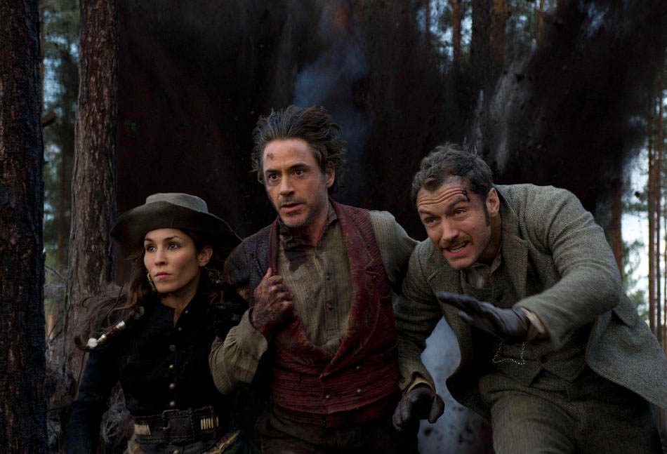 Foto Noomi Rapace, Robert Downey Jr. y Jude Law en SHERLOCK HOLMES 2 Foto Noomi Rapace, Robert Downey Jr. y Jude Law en SHERLOCK HOLMES 2