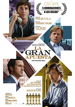 Cartel La gran apuesta Cartel La gran apuesta